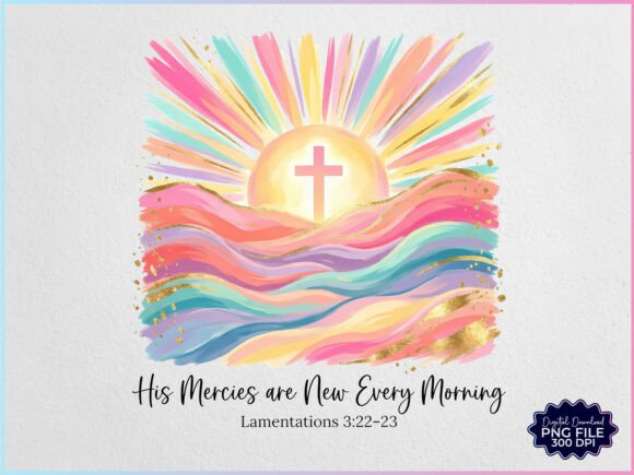 Download His Mercies Are New Every Morning PNG - Morning Collection