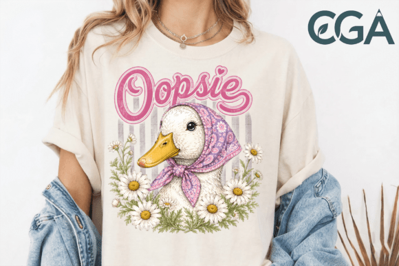 Download Vintage Oopsie Daisy Duck Babushka PNG - Babushka Collection