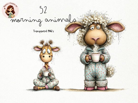 Download Morning Animals Clipart PNG Bundle - Premium Resources