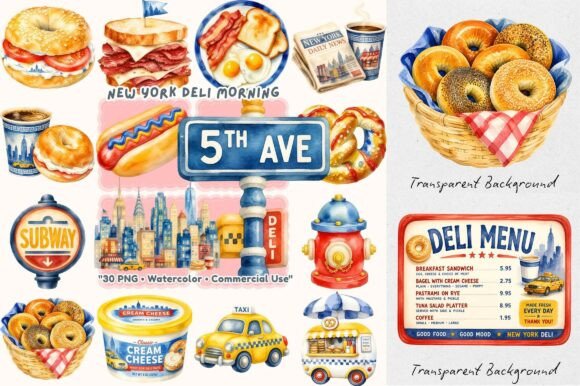 Download Coquette New York Deli Morning Clipart - Morning Collection