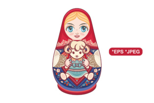 Download Matrioshka Babushka Doll Vector - Babushka Collection